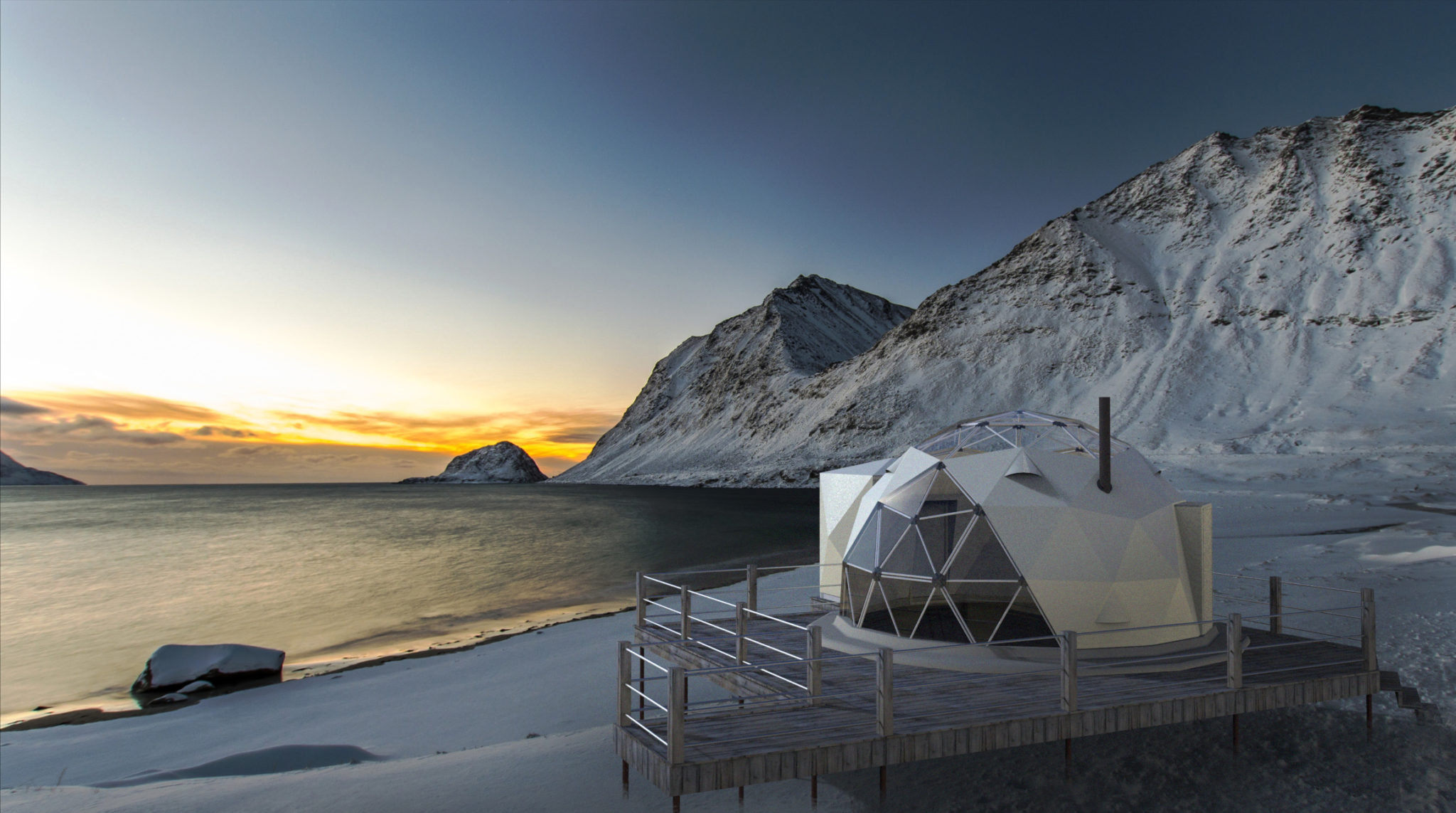Arctic Dome enkeltdome Lofoten
