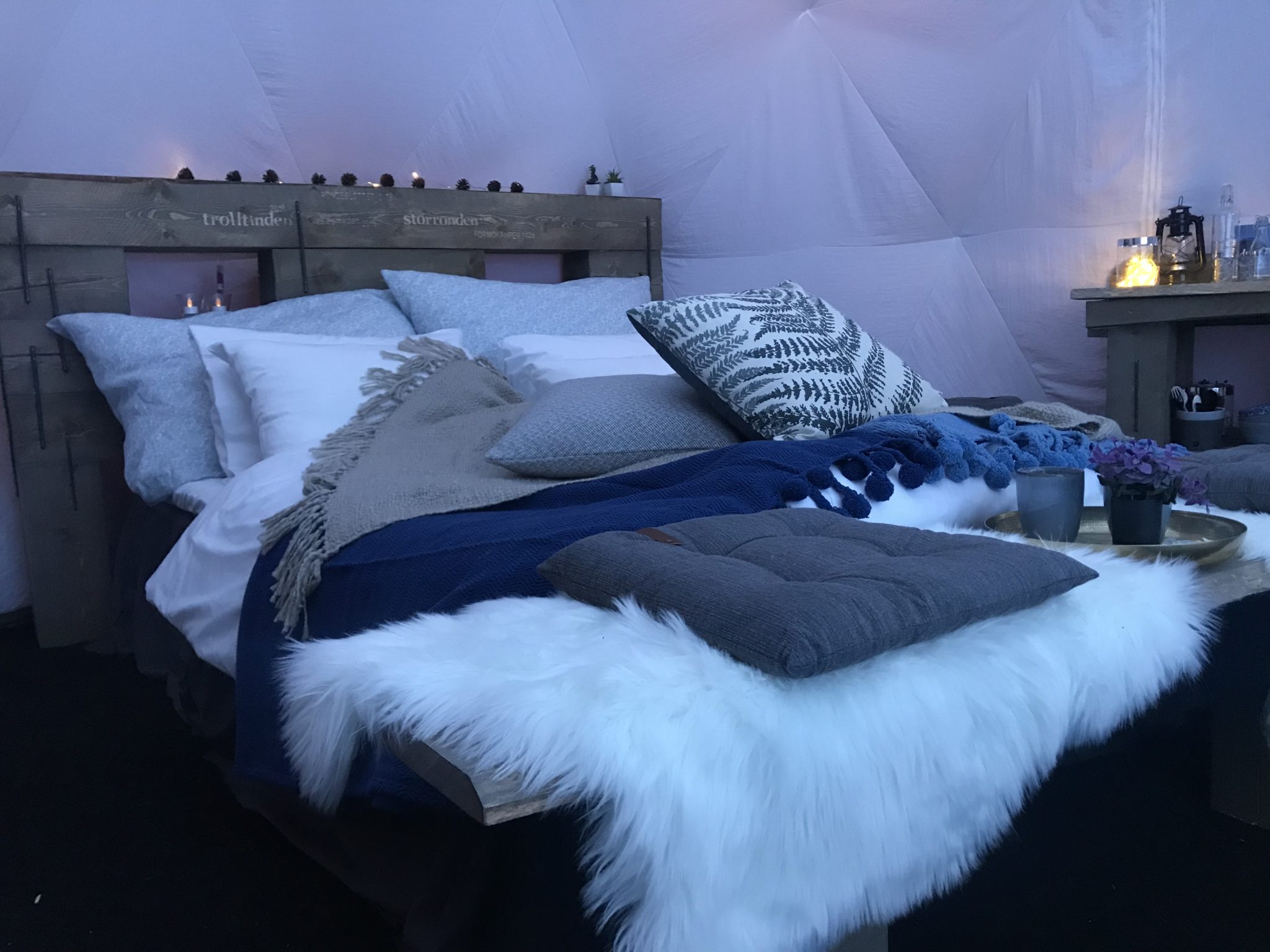 Arctic Dome innvendig seng (foto)
