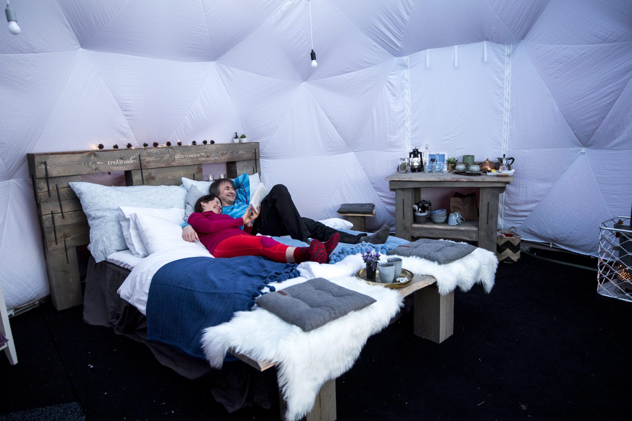 Arctic Dome innvendig seng (foto)